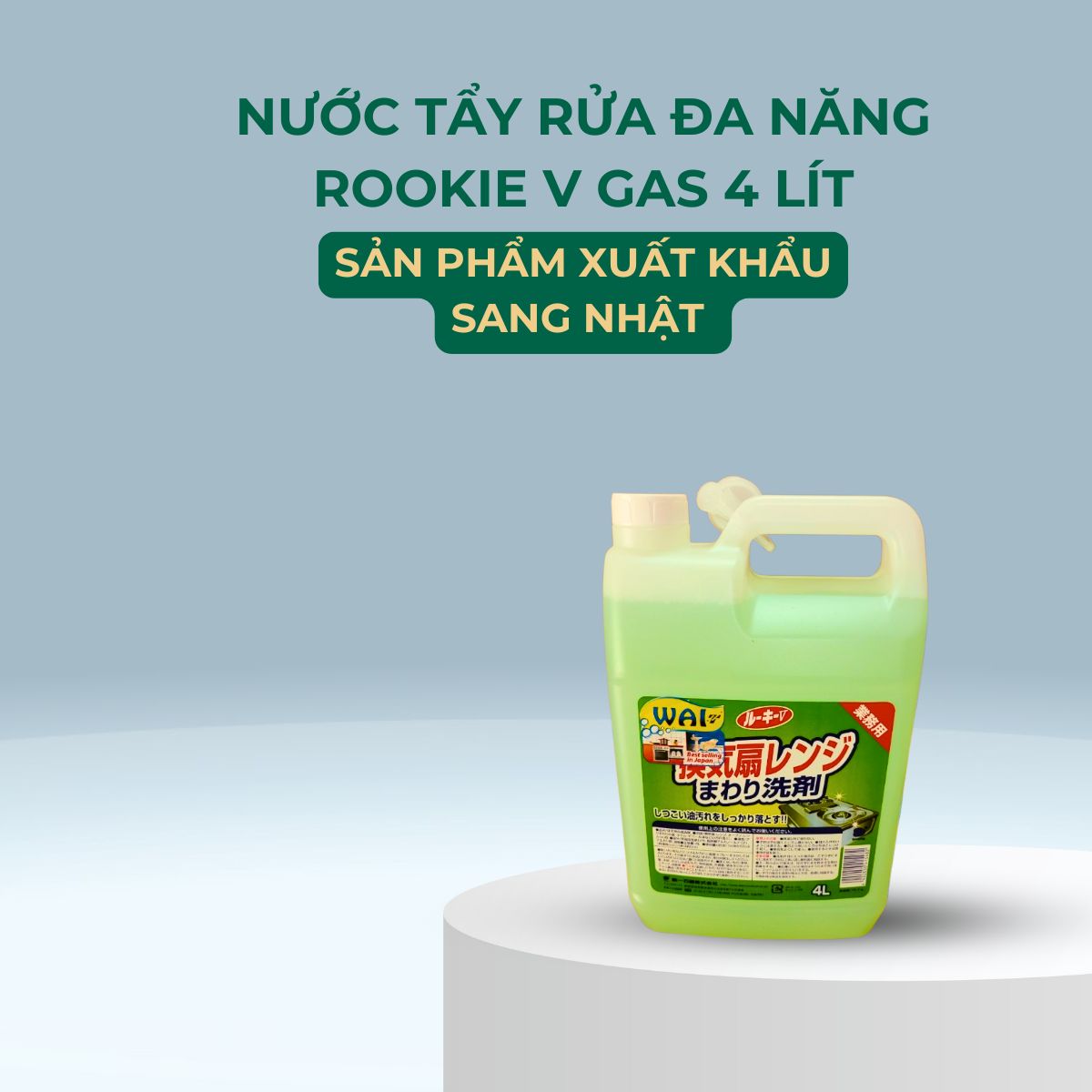 Nước tẩy rửa đa năng Rookie V Gas 4L
